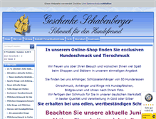 Tablet Screenshot of hundeschmuck.com